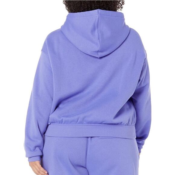 Crop Pullover Sweatshirt Hoodie Women’s Plus Size 5X Purple Blue Amazon NEW - Picture 2 of 3